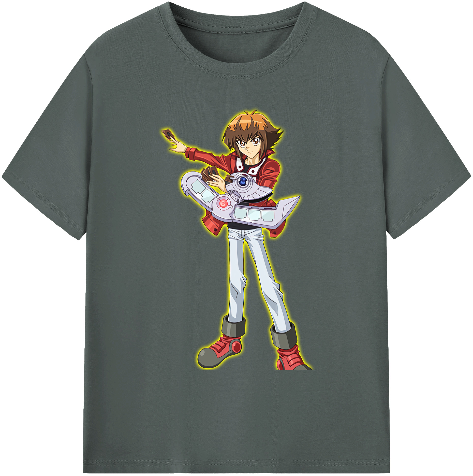 （画像用） 遊☆戯☆王 Yu-Gi-Oh! 綿100％ メンズ半袖Tシャツ｜肌触りやわらか＆通気性